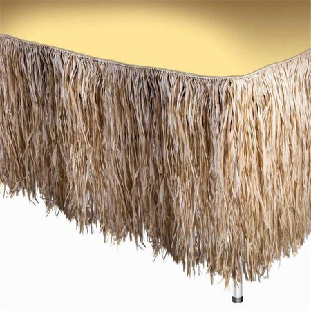 SMARTGIFTS 108 x 28 in. Raffia Table Skirt SM1701540